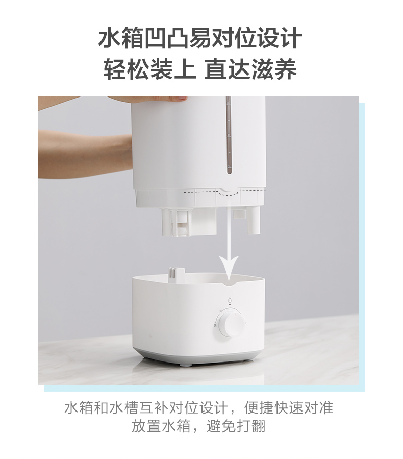 美的加濕器4.5L抗菌家用小型凈化空氣加濕器(圖7)