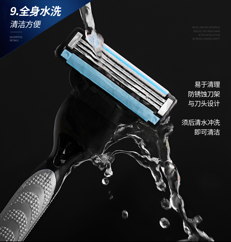 吉列鋒速刮胡刀手動剃須刀(圖12)